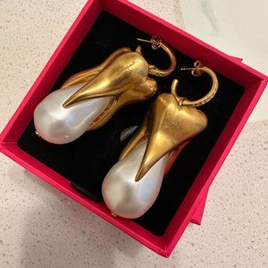 Schiaparelli - Large Tooth Earrings - NWOT